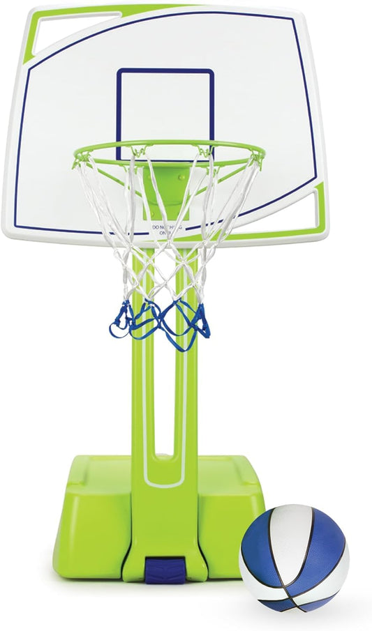 Equinox Pool Basketball Hoop with Ball – Outdoor Indoor Portable Water Net, Easy Assembly, No Tools Required