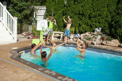 Equinox Pool Basketball Hoop with Ball – Outdoor Indoor Portable Water Net, Easy Assembly, No Tools Required
